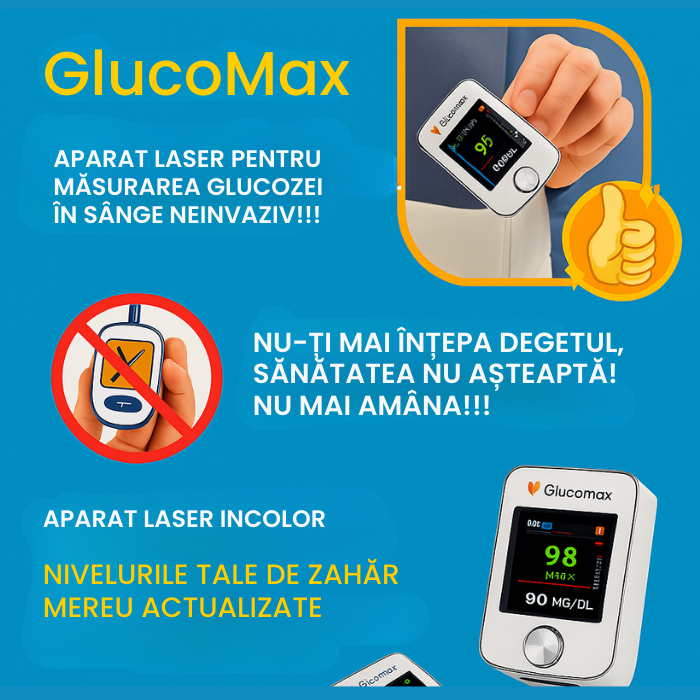 GlucoMax 11 în 1 – Plătești 1, primești 2 + Cadou!